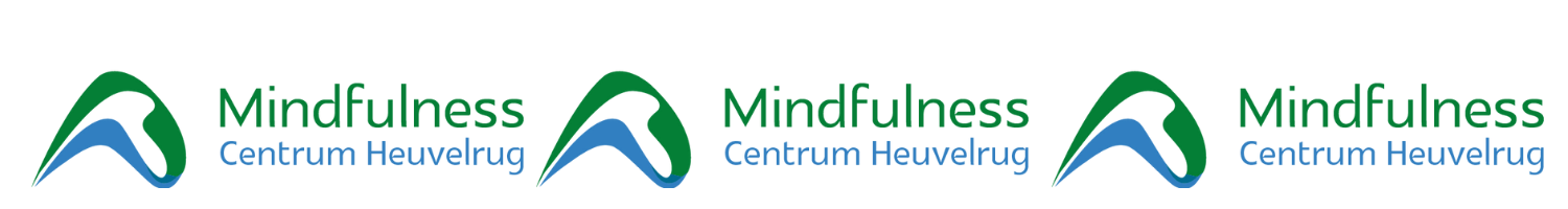 logo van mindfulness centrum heuvelrug. drie logo's achterelkaar. wordt gebruikt als header op een website