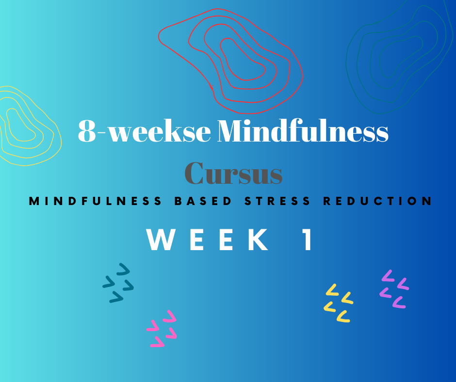 plaatje header met tekst mindfulness MBSR week 1