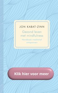 Boekcover overHandboek meditatief ontspannen. licht blauw met wit